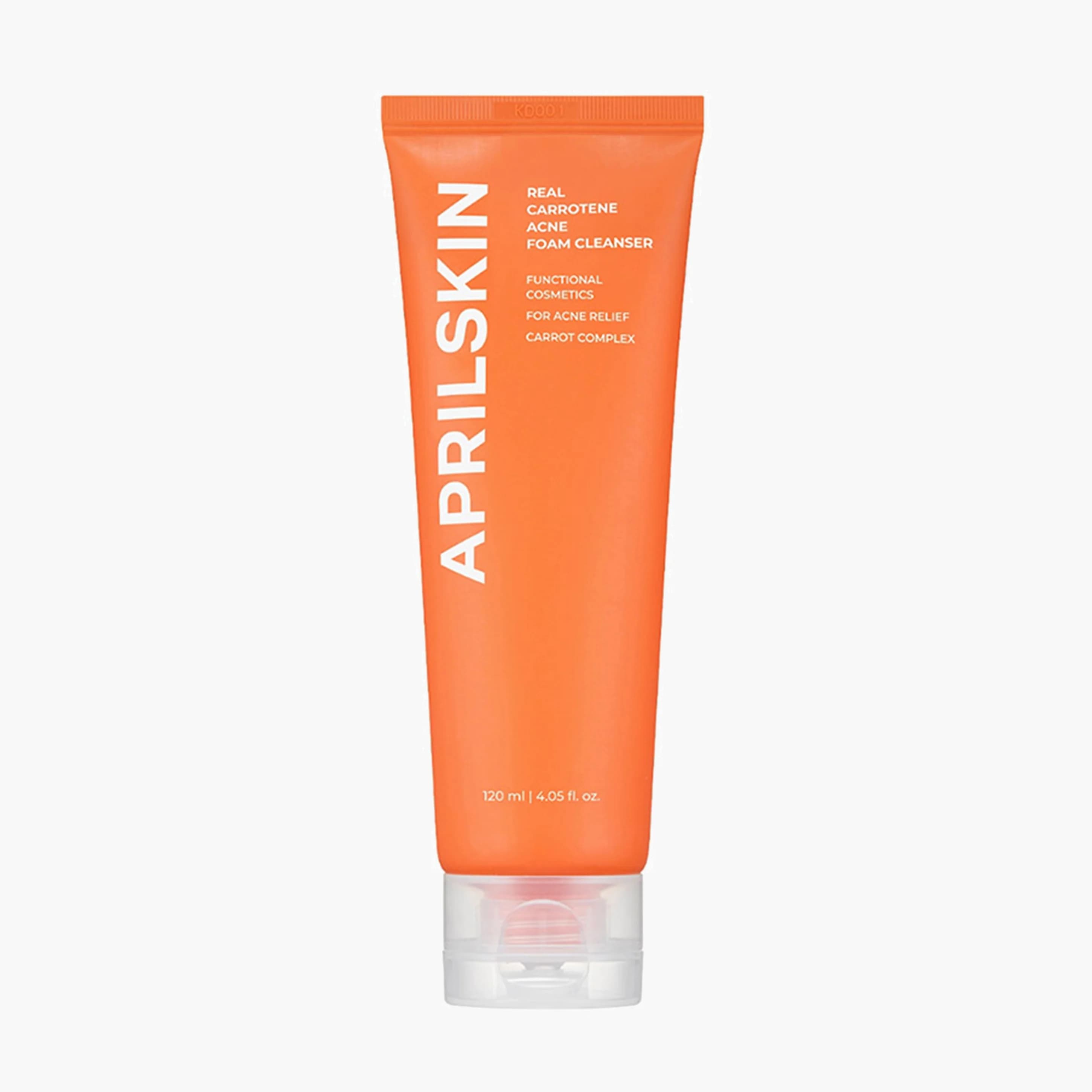 (Для Онлайн Продаж) Пенка для проблемной кожи | APRILSKIN Real Carrotene Acne Foam Cleanser