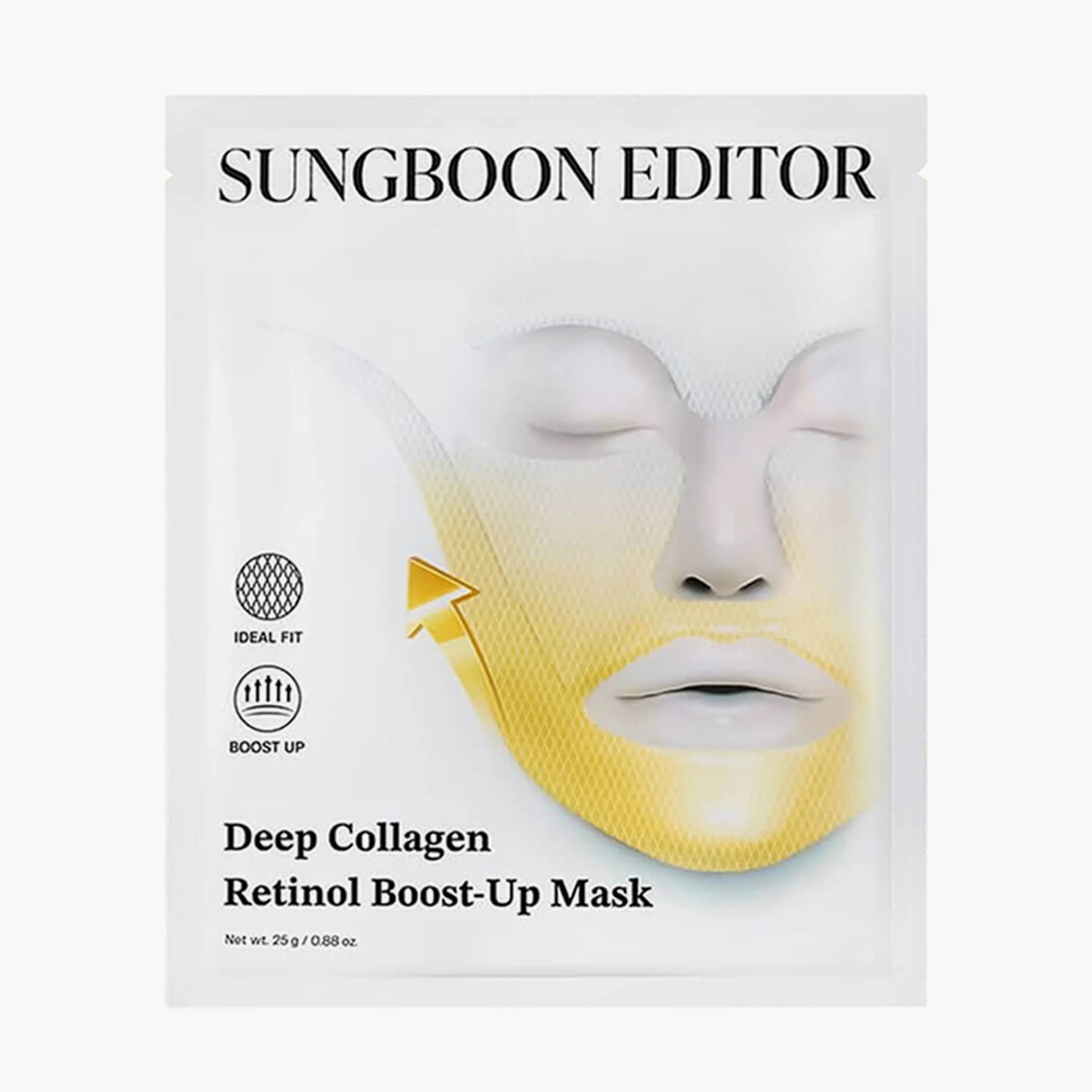 Лифтинг-маска гелевая с ретинолом | Sungboon Editor Deep Collagen Retinol Tension Boost Up Mask
