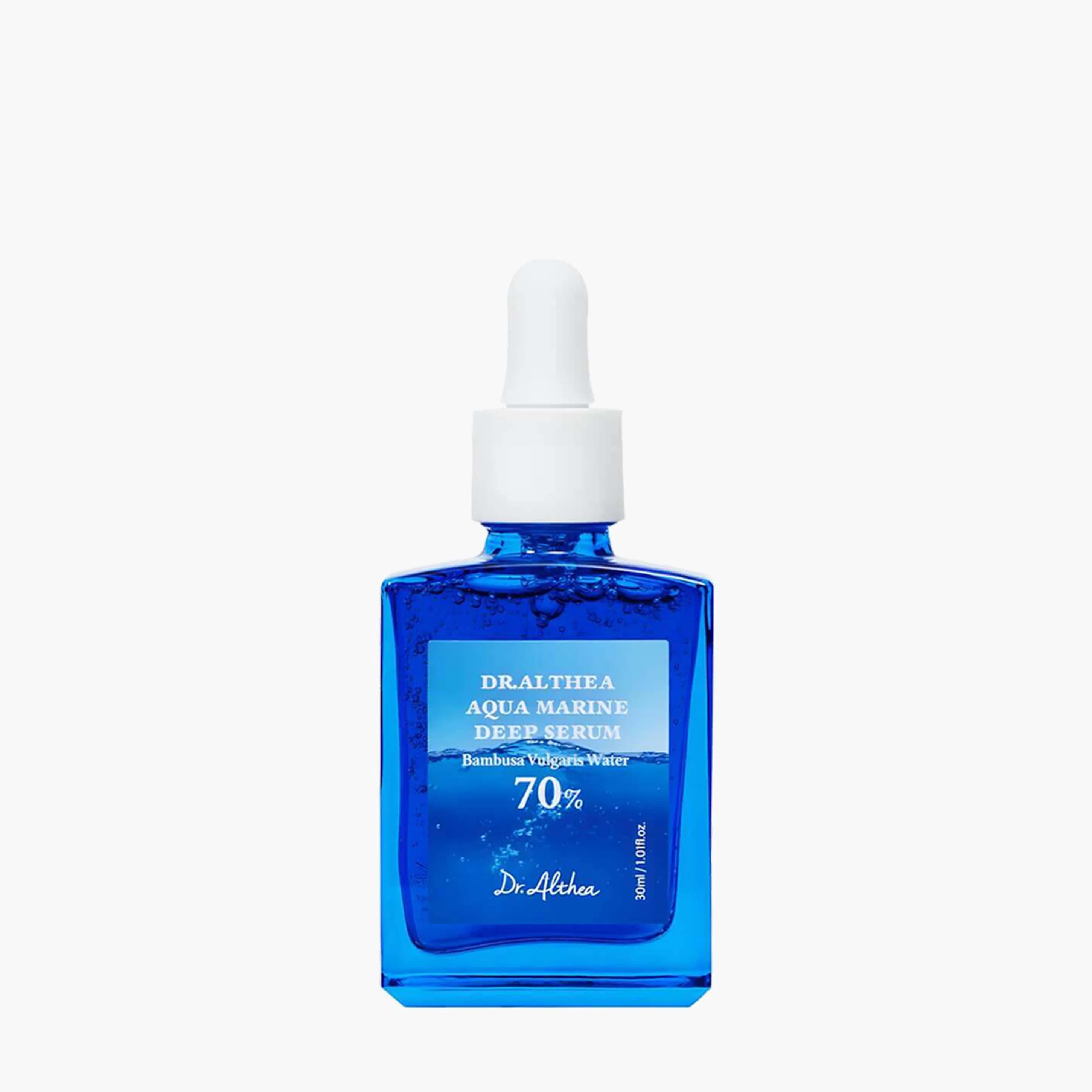 Сыворотка глубокоувлажняющая с PDRN и бамбуком 70% | Dr.Althea Aqua Marine Deep Serum 30ml