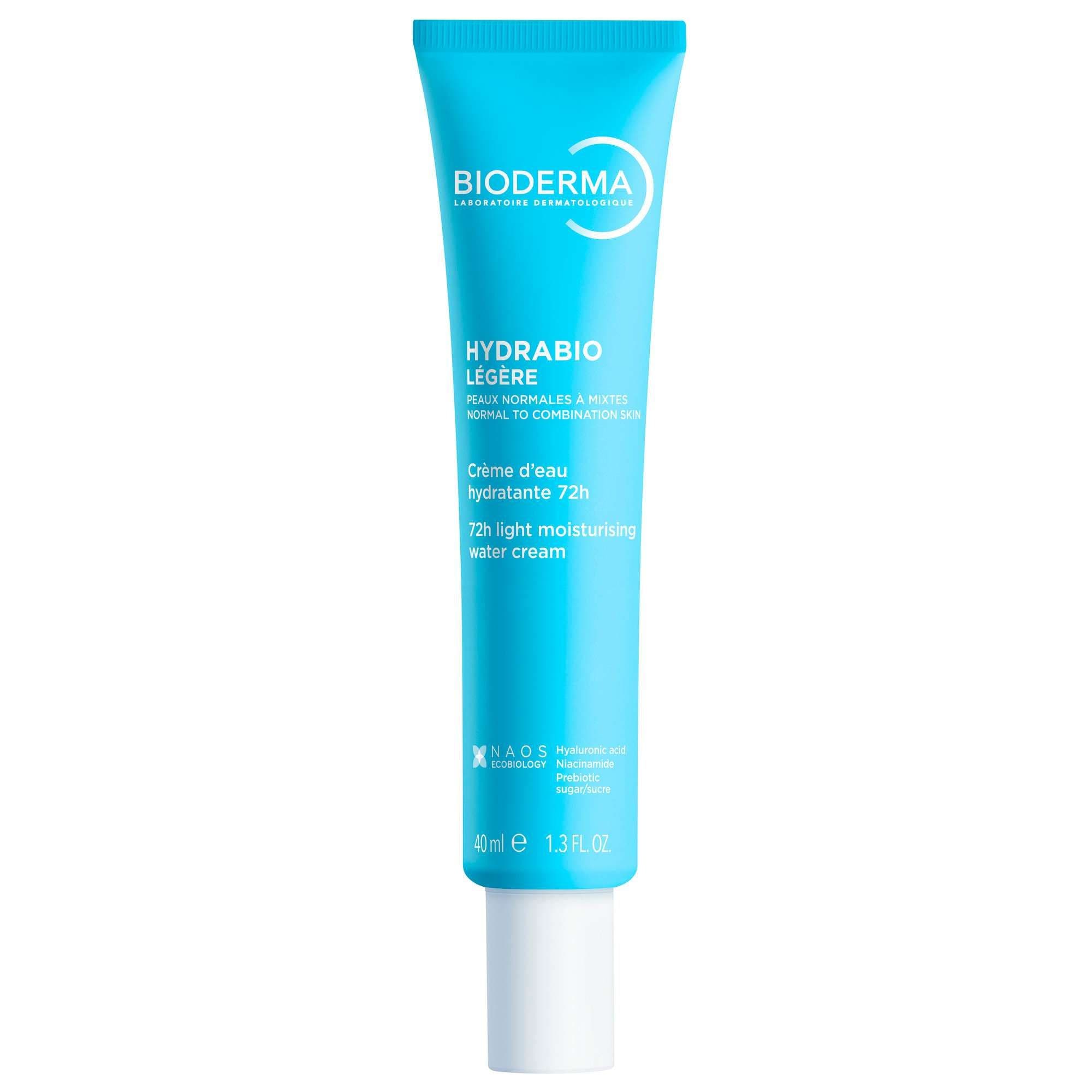 Крем для нормальной и комбинированной кожи увлажняющий легкий Hydrabio Bioderma/Биодерма туба