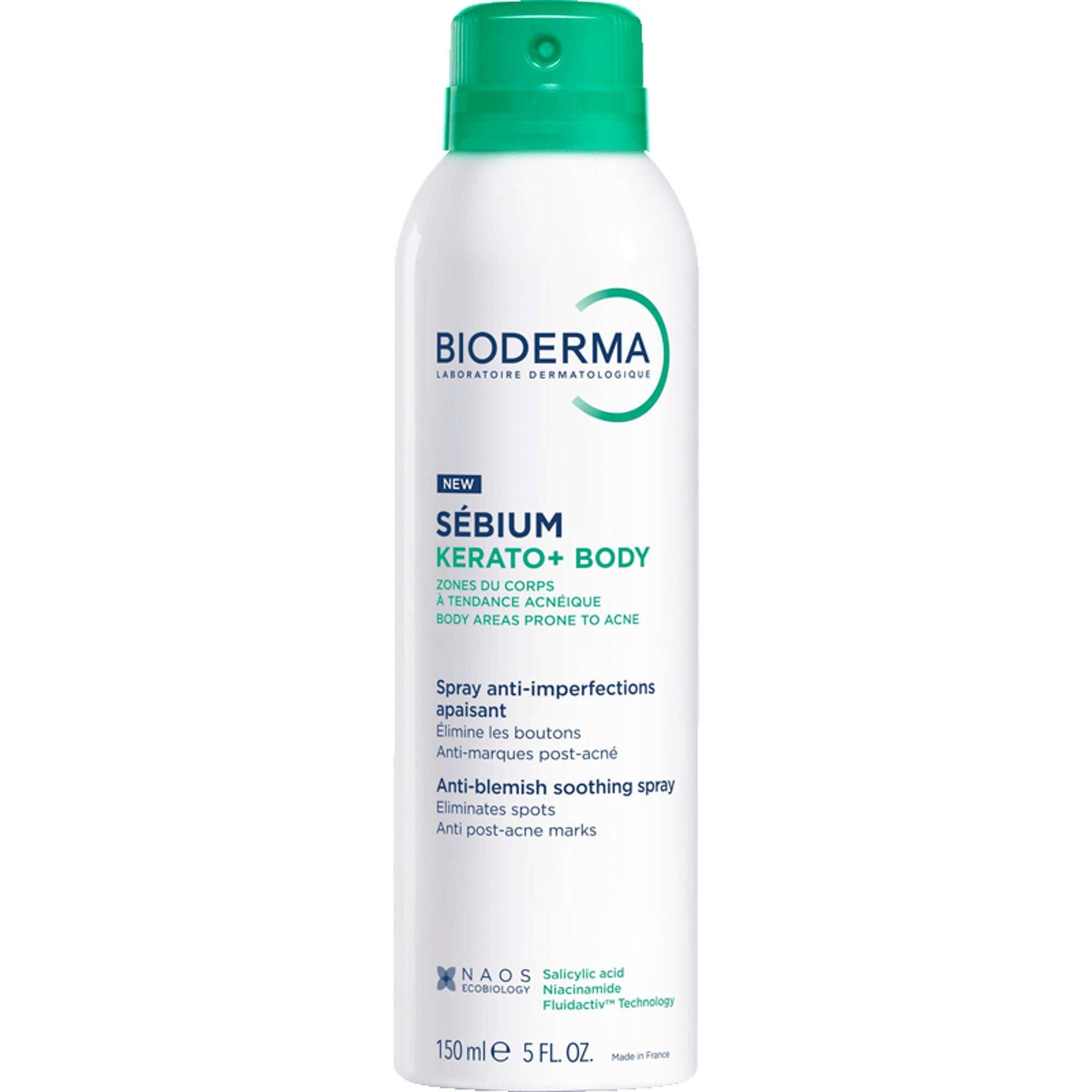Спрей для тела против несовершенств Kerato+ Sebium Bioderma/Биодерма фл