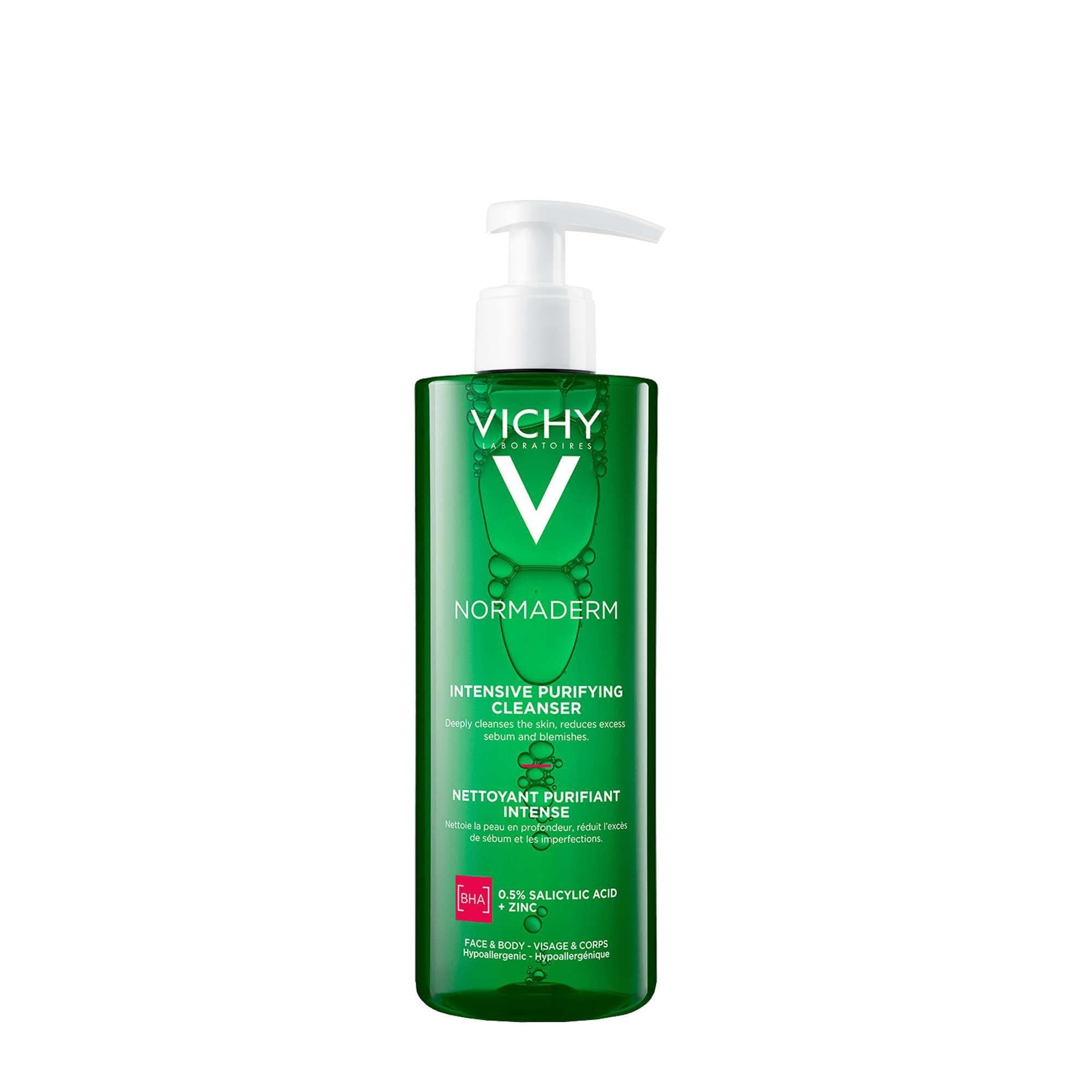 Vichy Normaderm Очищающий гель для проблемной кожи лица и тела, от прыщей, черных точек и акне