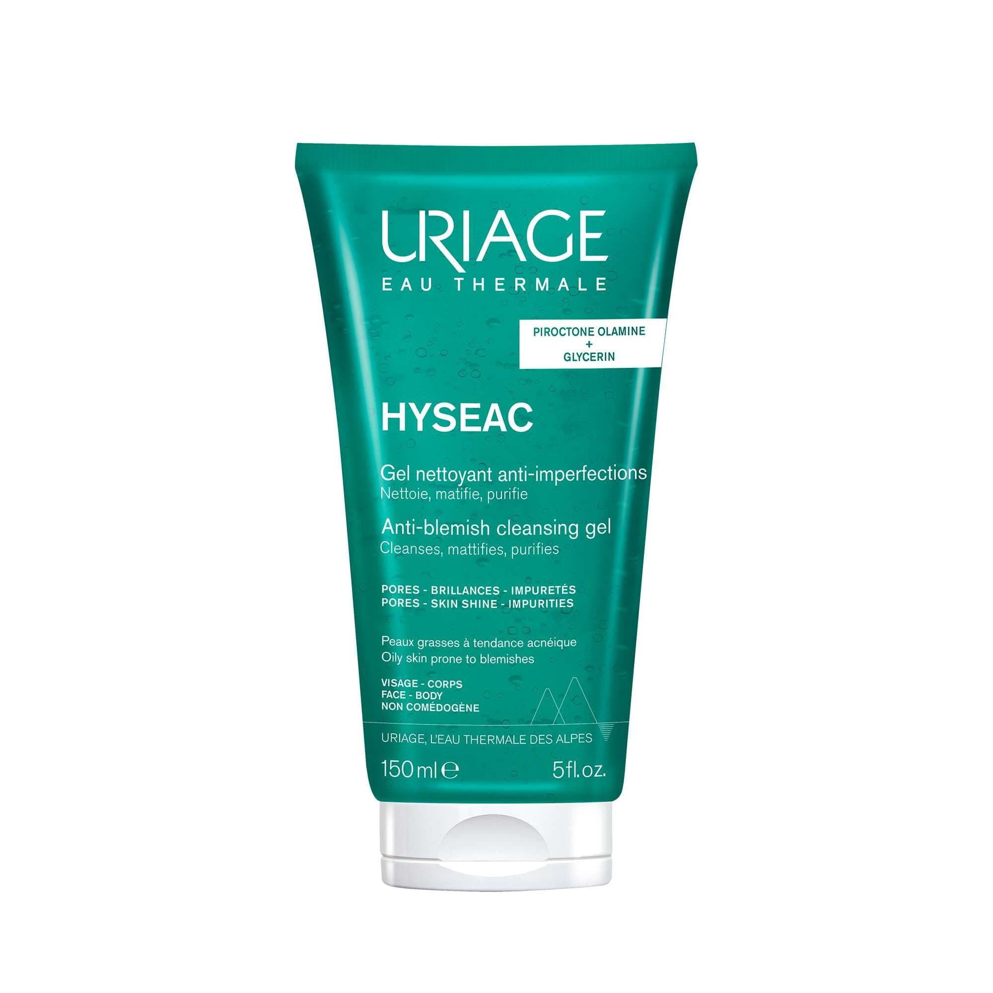 Гель для жирной кожи против несовершенств очищающий Hyseac Uriage/Урьяж туба