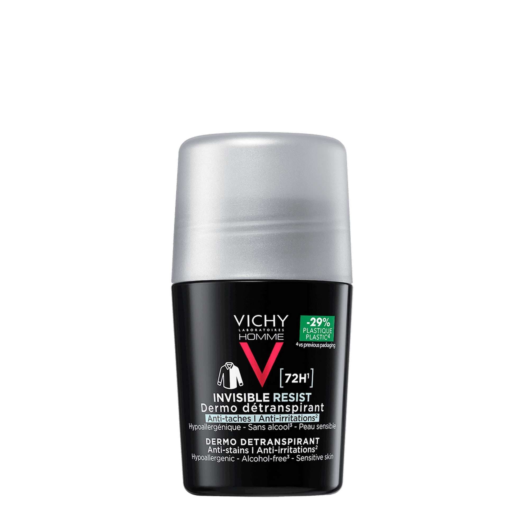Дезодорант-антиперспирант 72 часа Invisible Homme Vichy/Виши ролик