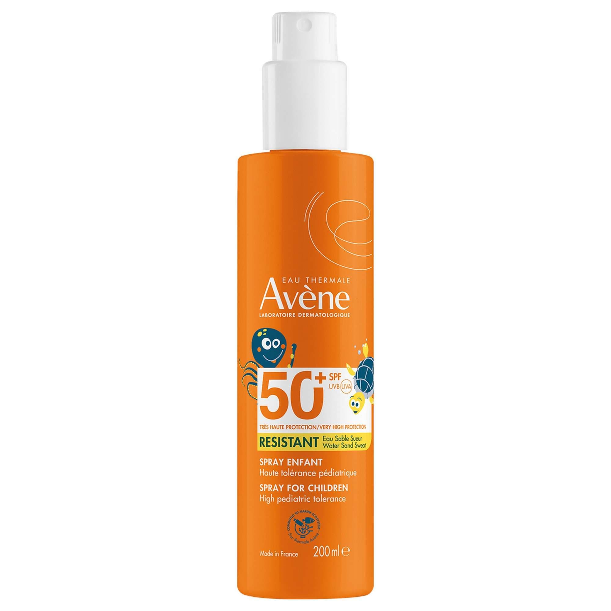 Спрей солнцезащитный для чувствительной кожи детский SPF50+ Avene/Авен фл. (C22999)