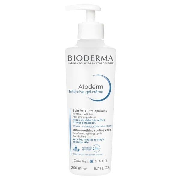 Гель-крем для детей и взрослых Intensive Atoderm Bioderma/Биодерма помпа