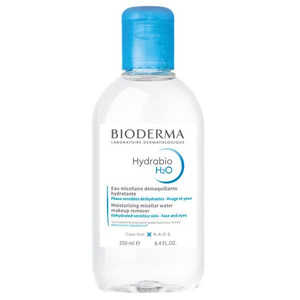Вода мицеллярная для обезвоженной кожи лица H2O Hydrabio Bioderma/Биодерма