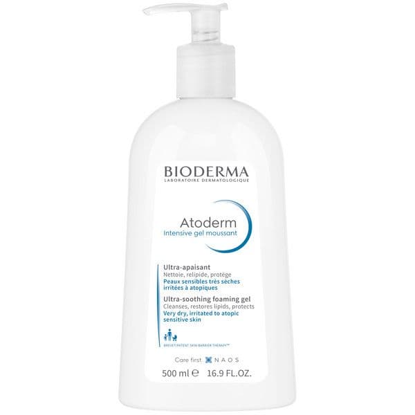 Гель для очень сухой атопичной кожи лица и тела очищающий Intensive Atoderm Bioderma/Биодерма