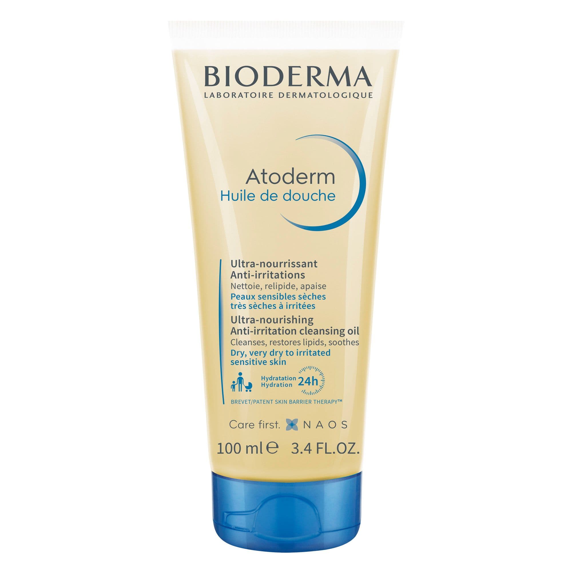 Масло для душа для сухой и атопичной кожи лица и тела Atoderm Bioderma/Биодерма