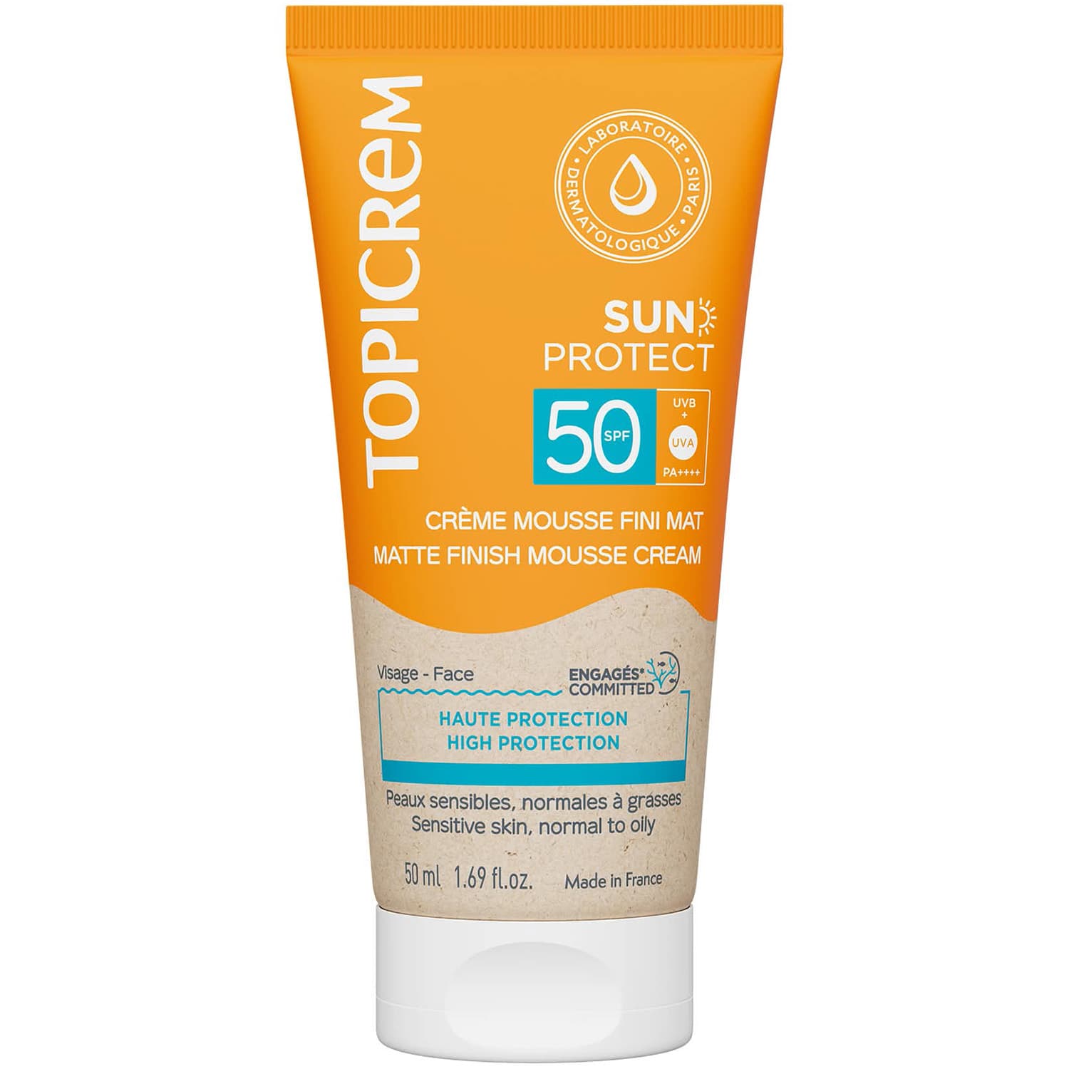 Крем-мусс с матирующим эффектом SUN PROTECT SPF50
