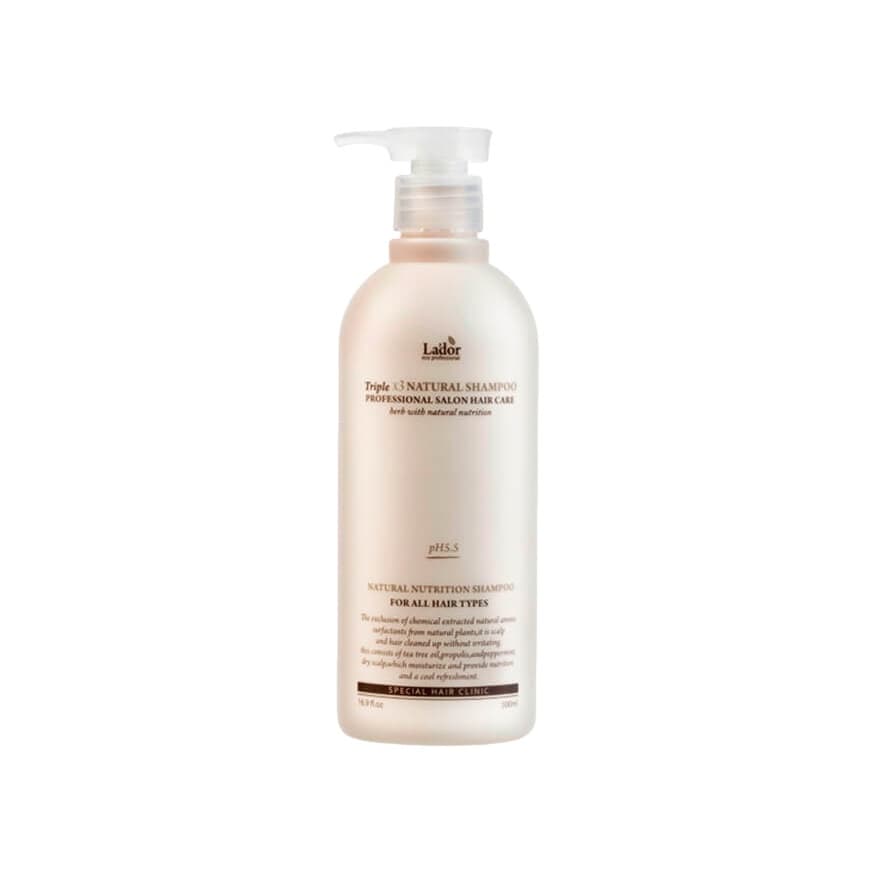 Шампунь для волос с натуральными ингредиентами Triplex Natural Shampoo