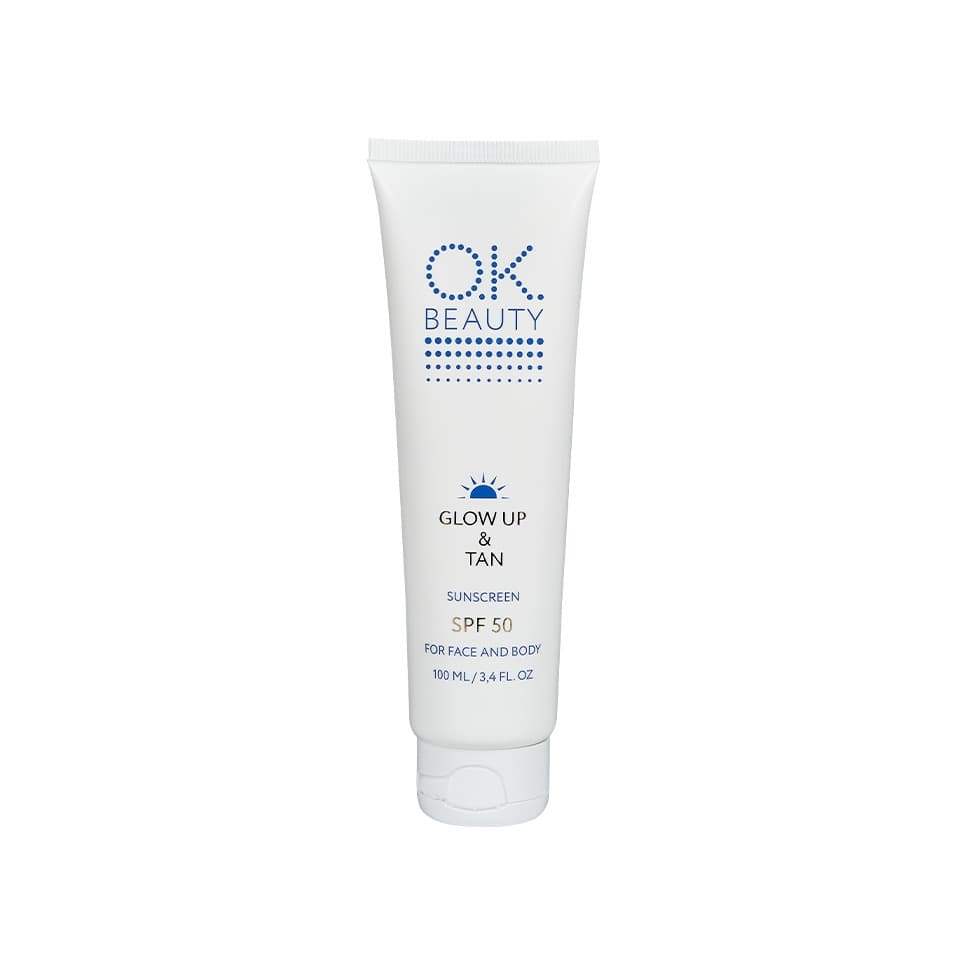 Солнцезащитный крем для лица и тела SPF 50 GLOW UP & TAN
