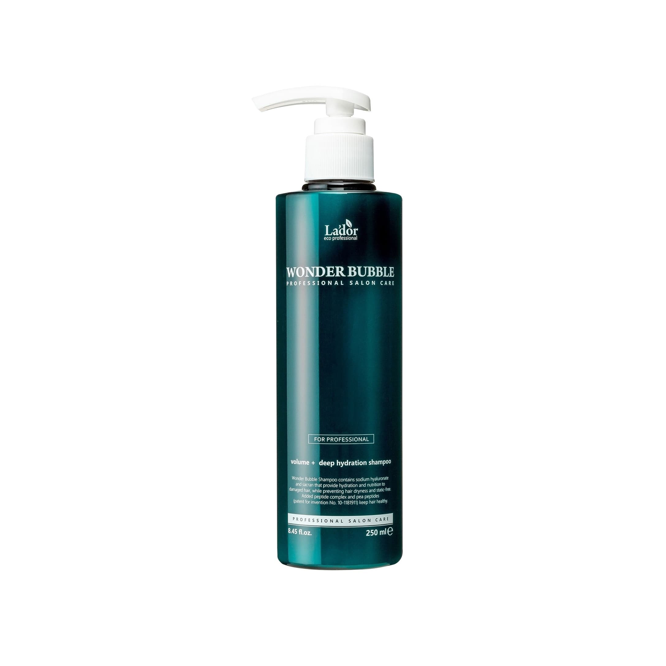 Шампунь увлажняющий с пептидами для объема волос Wonder Bubble Shampoo