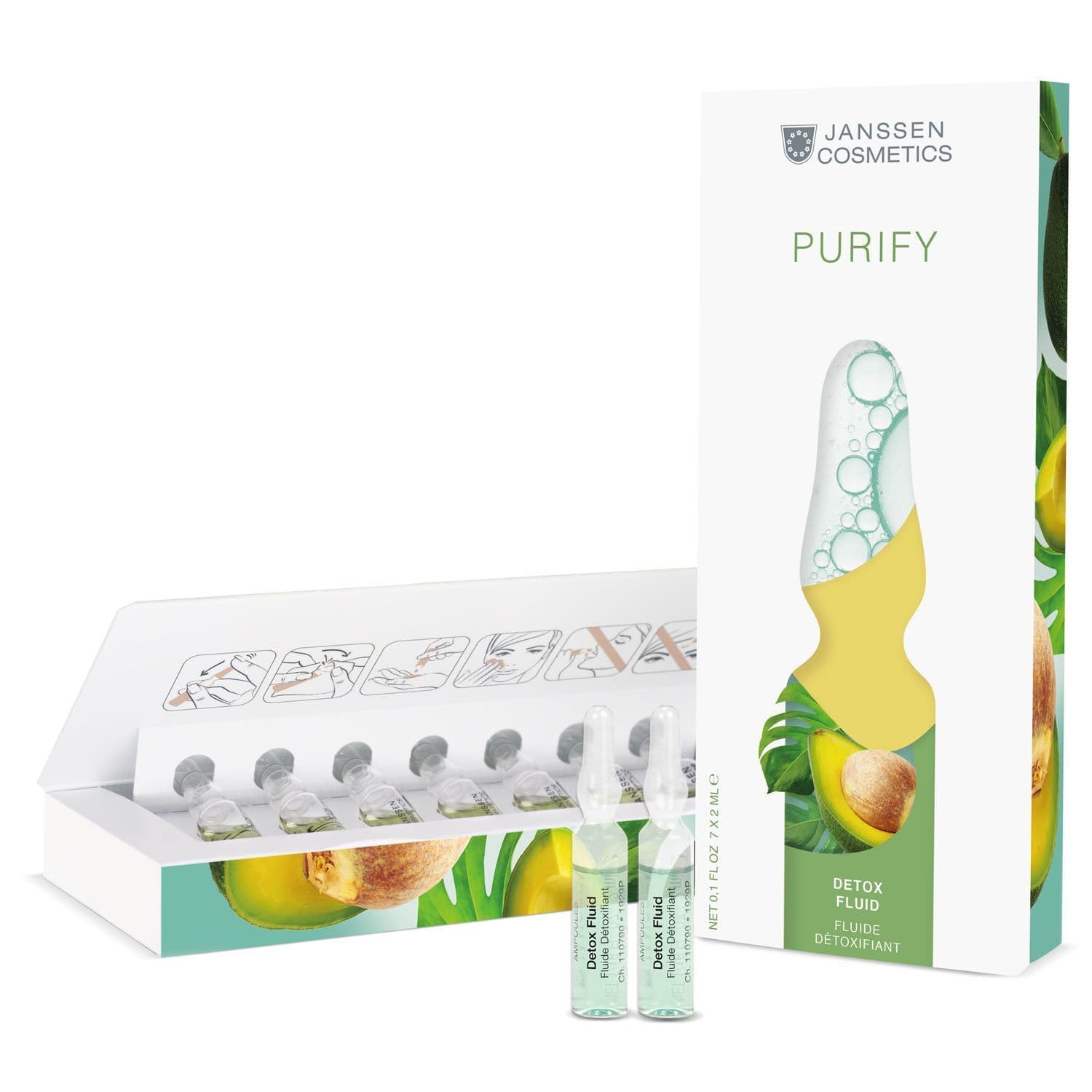 Детокс-сыворотка в ампулах Detox Fluid, 7 ампул x