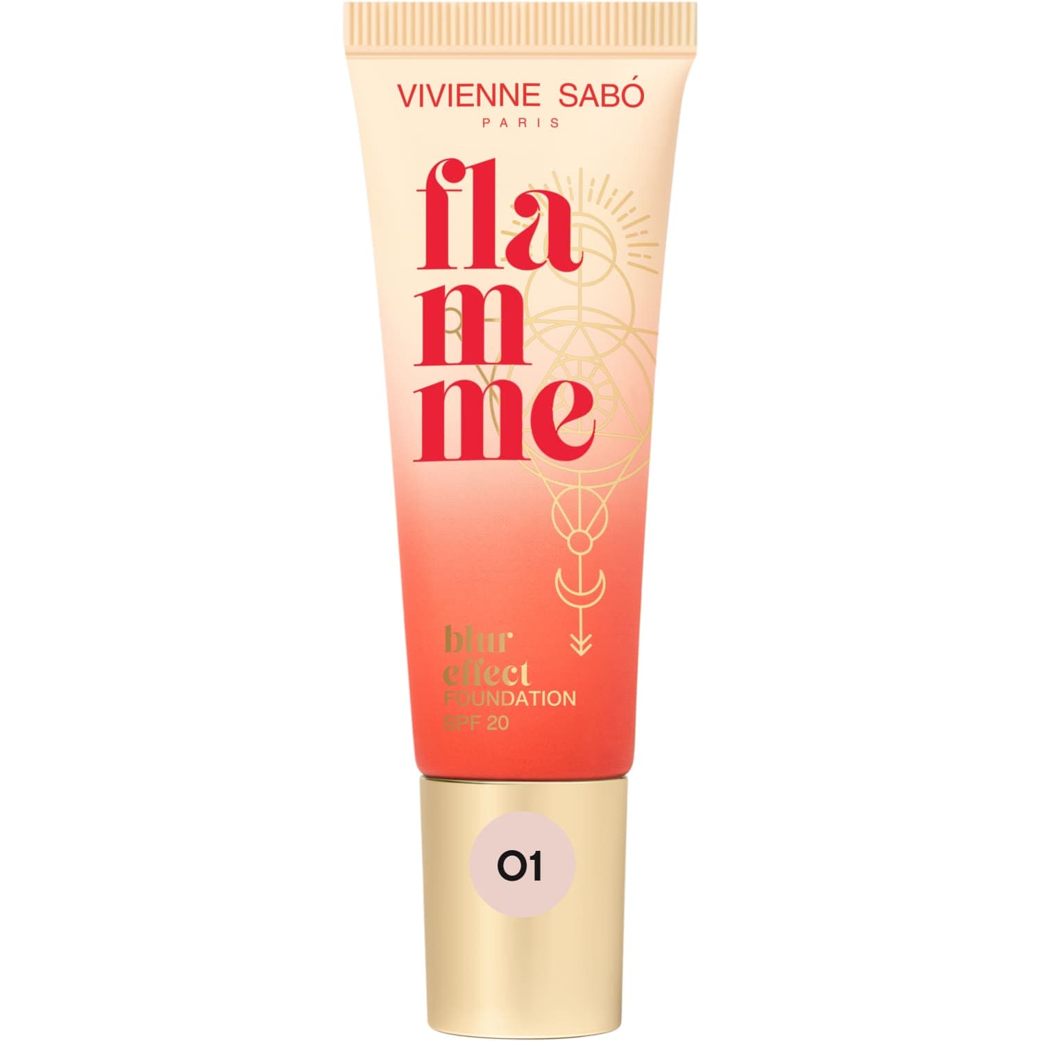 Тональный крем Flamme SPF20, 01 Слоновая кость