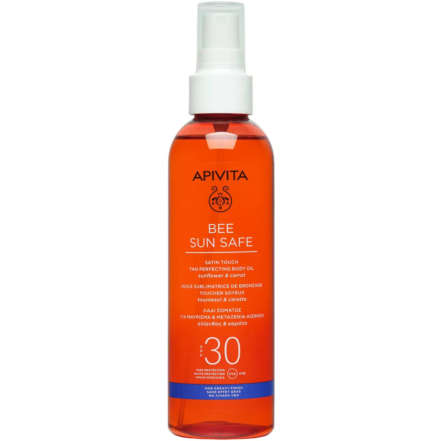 Солнцезащитное шелковистое масло SPF 30