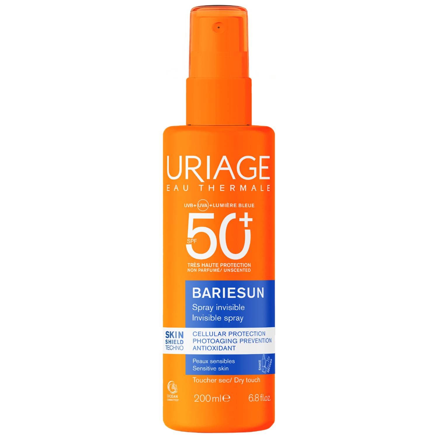 Спрей без ароматизаторов Invisible Spray Unscented SPF 50+