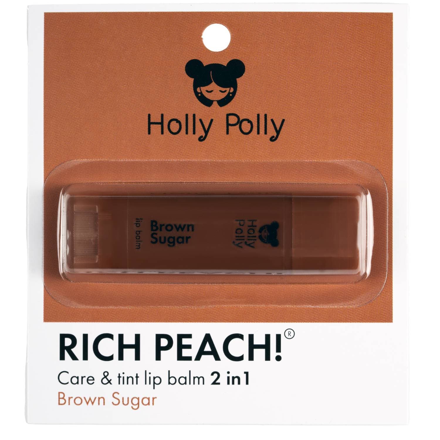Оттеночный бальзам для губ Rich Peach! Brown Sugar коричнево-персиковый