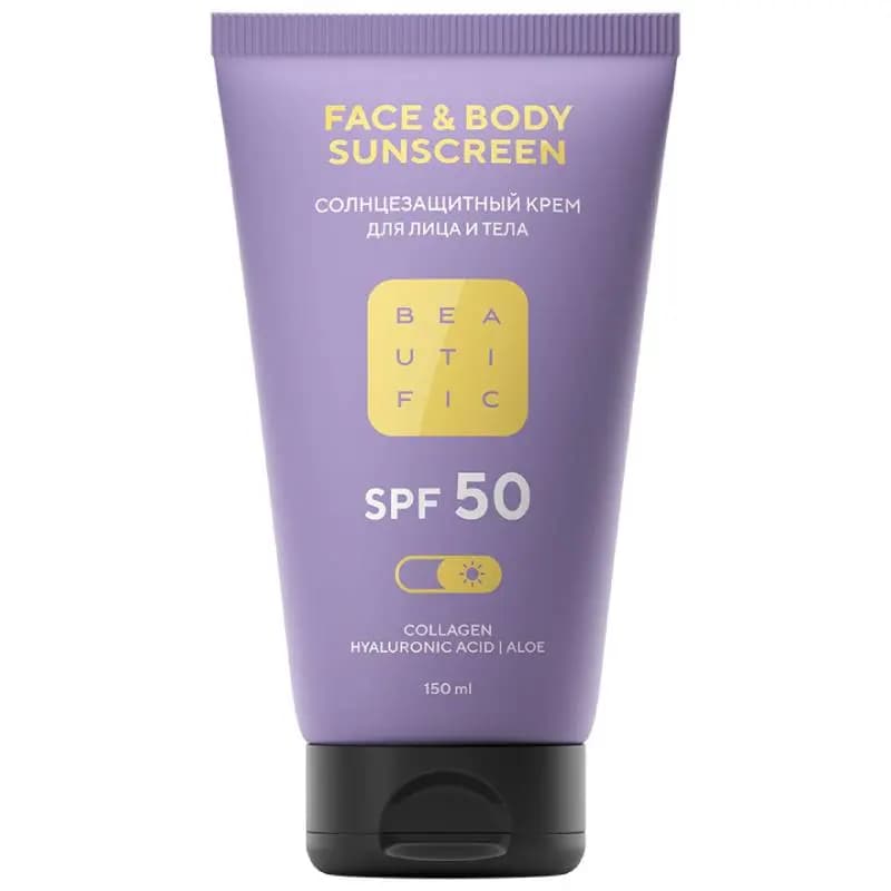 Солнцезащитный крем для лица и тела SPF50