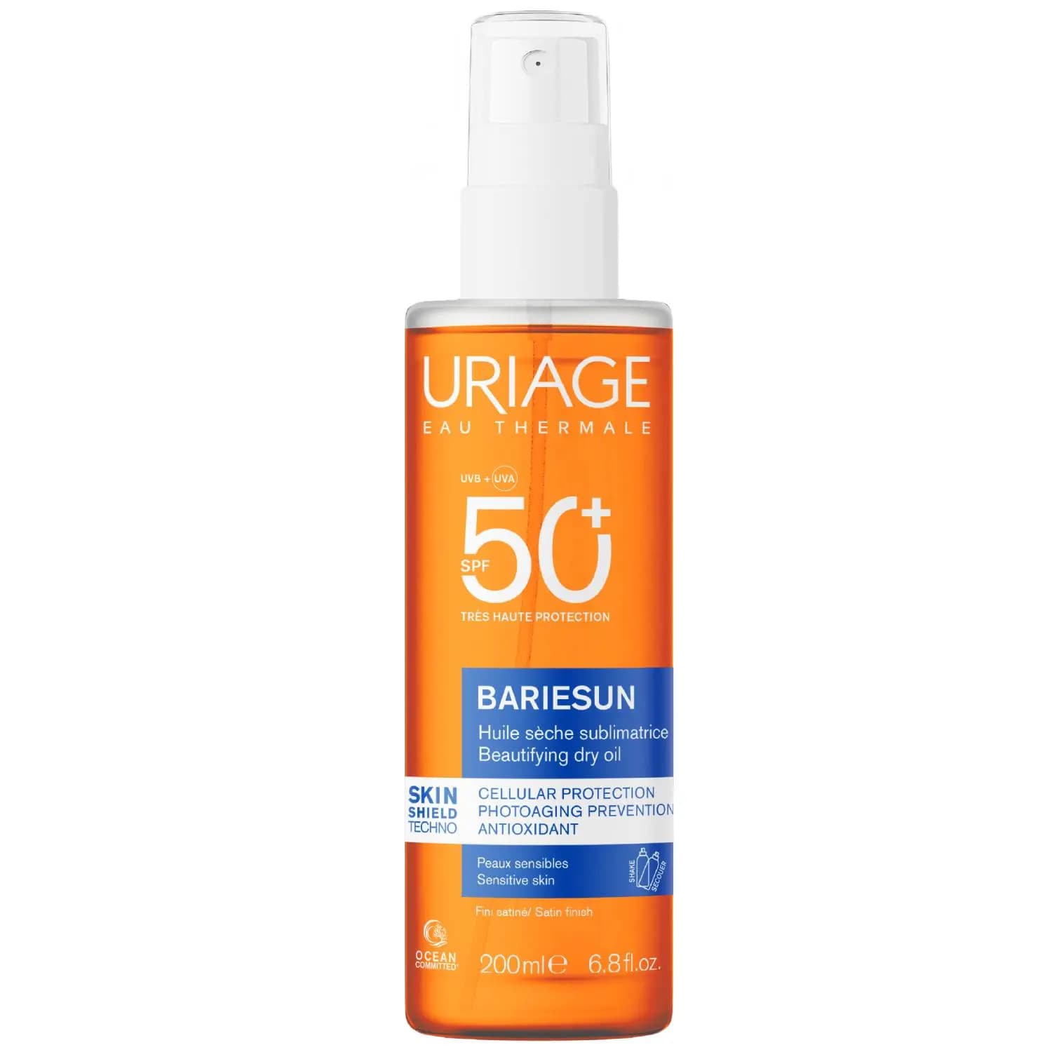 Сухое масло для красоты и сияния кожи Sublim Oil SPF50+