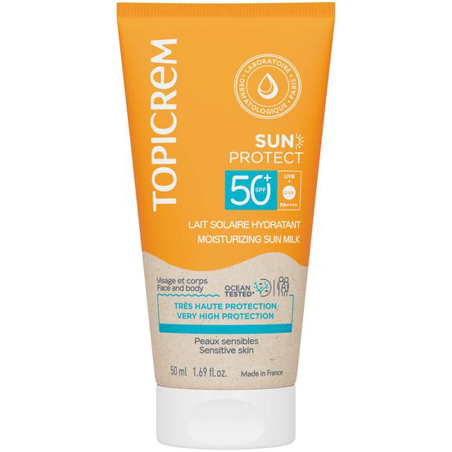 Увлажняющее солнцезащитное молочко SPF50+ для всей семьи 3+