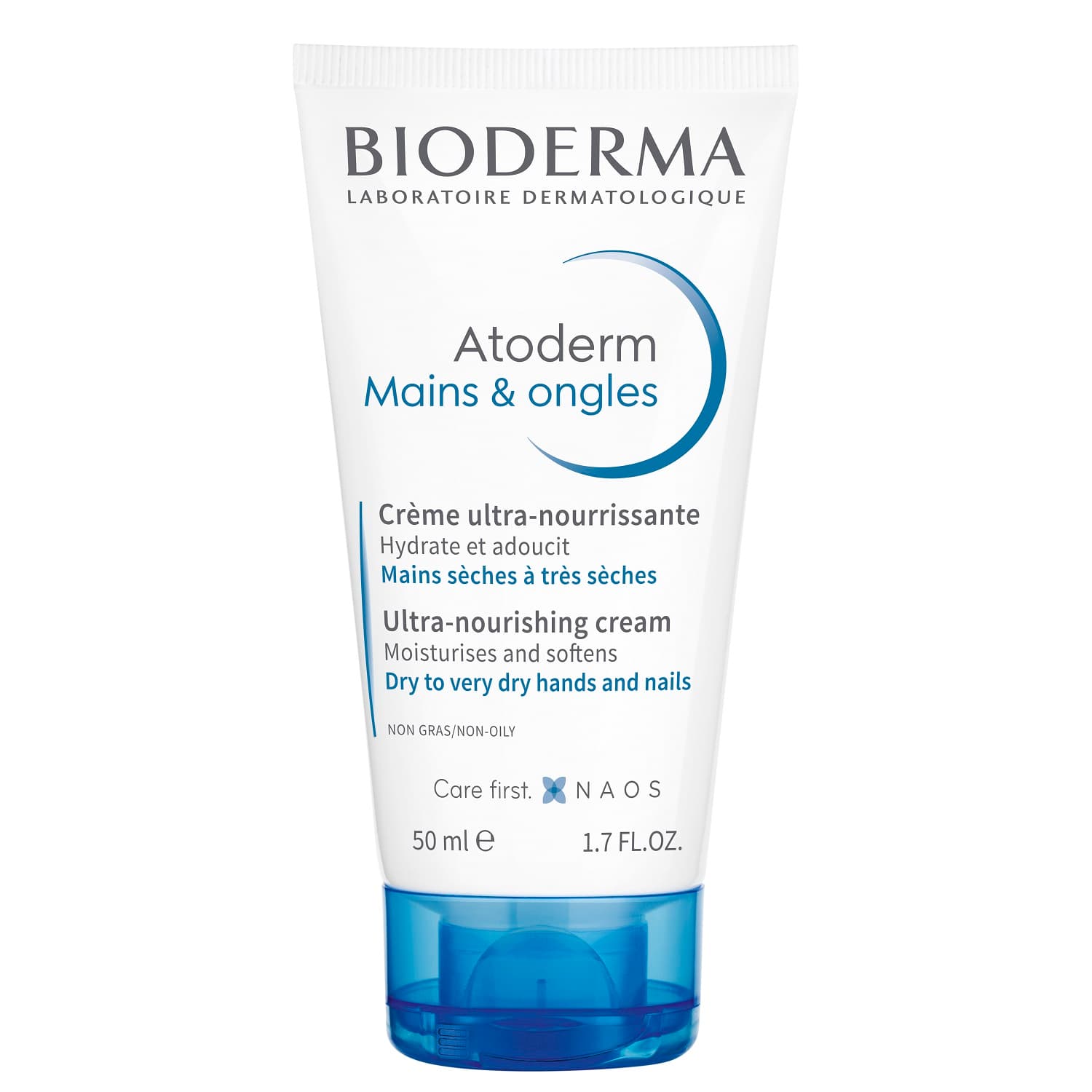 Биодерма Восстанавливающий крем для рук и ногтей, (Bioderma, Atoderm)