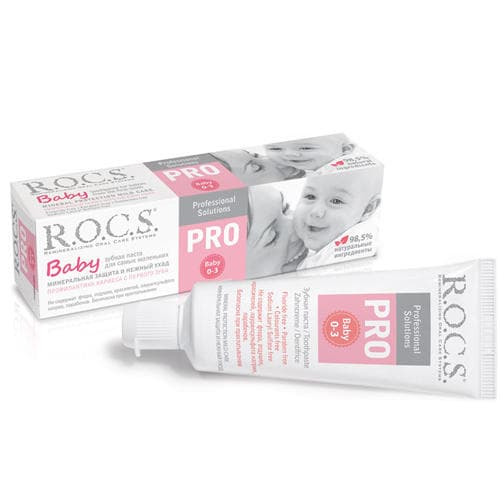 Рокс PRO Baby Зубная паста Минеральная защита и нежный уход (R.O.C.S., R.O.C.S. PRO)