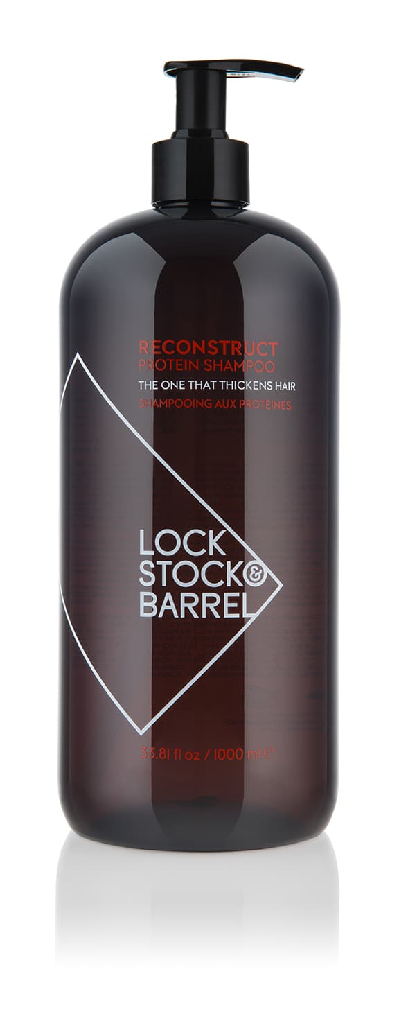 Лок Сток Энд Баррел Мужской шампунь укрепляющий с протеином Reconstruct Thickening Shampoo, (Lock Stock & Barrel, Reconstruct)