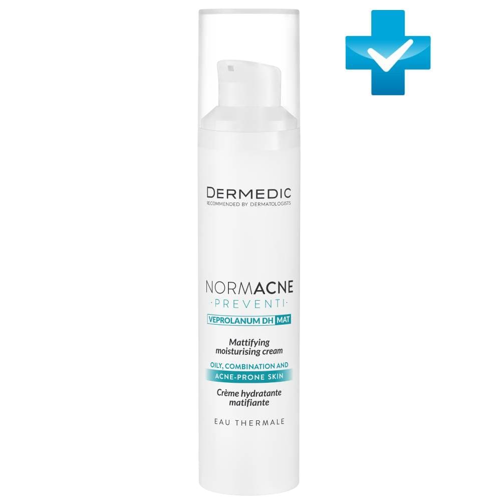 Дермедик Матирующий увлажняющий крем Нормакне Mattifying Moisturising Cream, (Dermedic, Normacne)