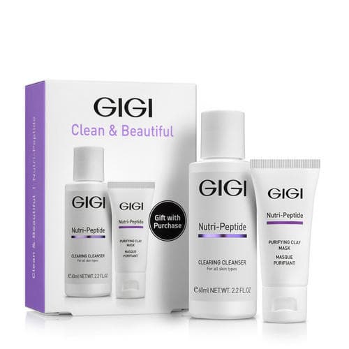 ДжиДжи Подарочный набор Clean&Beautiful, (GiGi, Nutri-Peptide)
