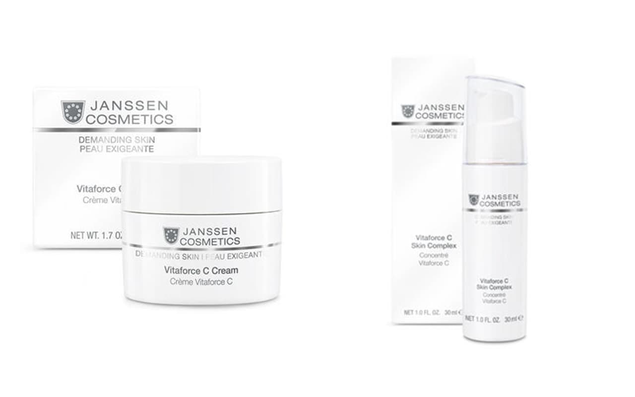 Янсен Косметикс Набор "Уход с витамином C", 2 продукта (Janssen Cosmetics, Demanding skin)