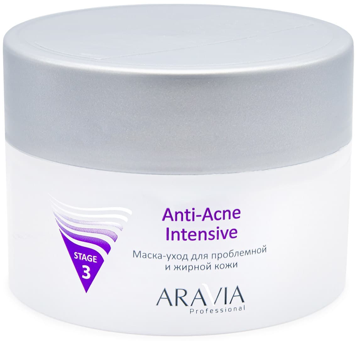Аравия Профессионал Маска-уход для проблемной и жирной кожи Anti-Acne Intensive, (Aravia Professional, Уход за лицом)
