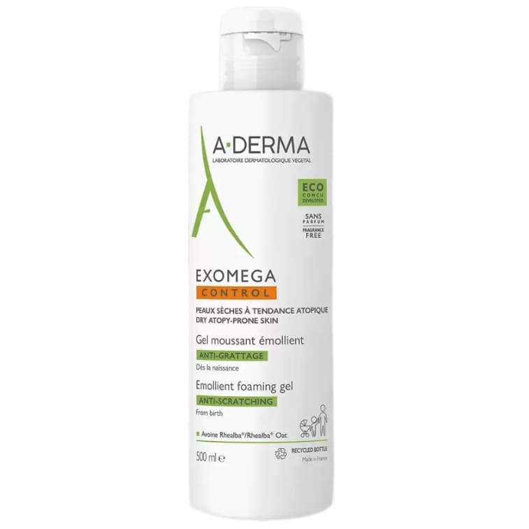 A-Derma Exomega Control Гель смягчающий пенящийся для сухой кожи 1 шт