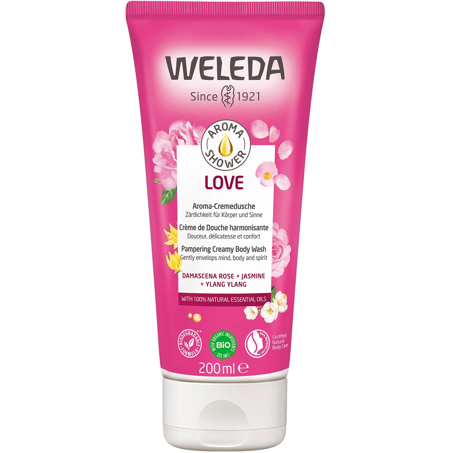 Веледа Гель для душа Love, (Weleda, Розовая линия