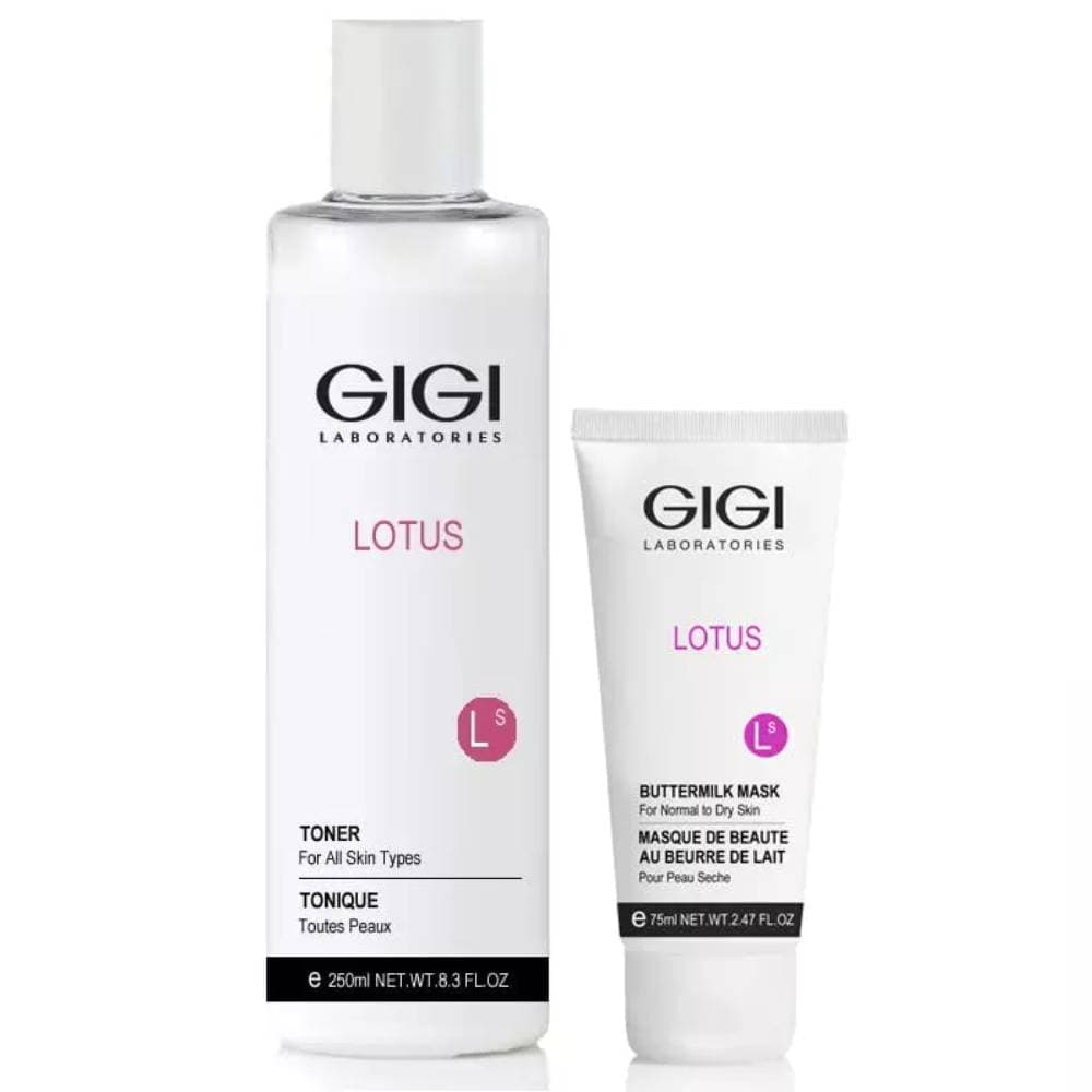 ДжиДжи Набор "Очищение и увлажнение": тоник + маска 75 мл (GiGi, Lotus Beauty)