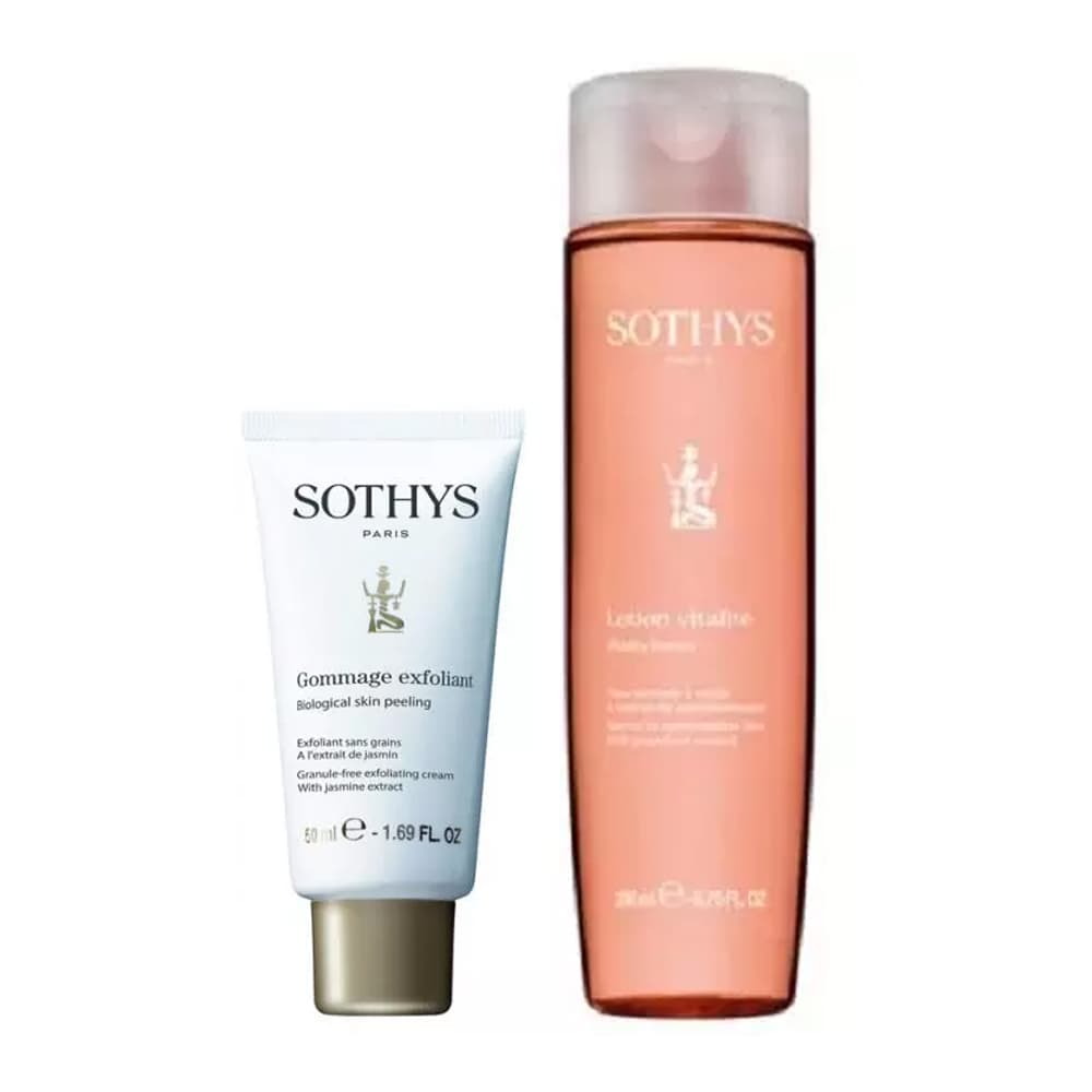 Сотис Набор "Очищение": эксфолиант + тоник 200 мл (Sothys, Cleansing)