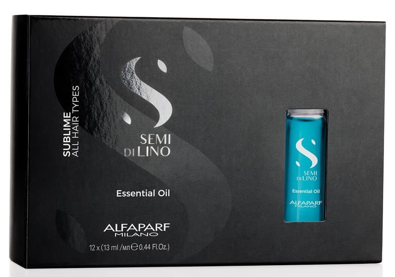 Увлажняющее масло для всех типов волос Essential Oil, 12 ампул х (Alfaparf Milano, Sublime)