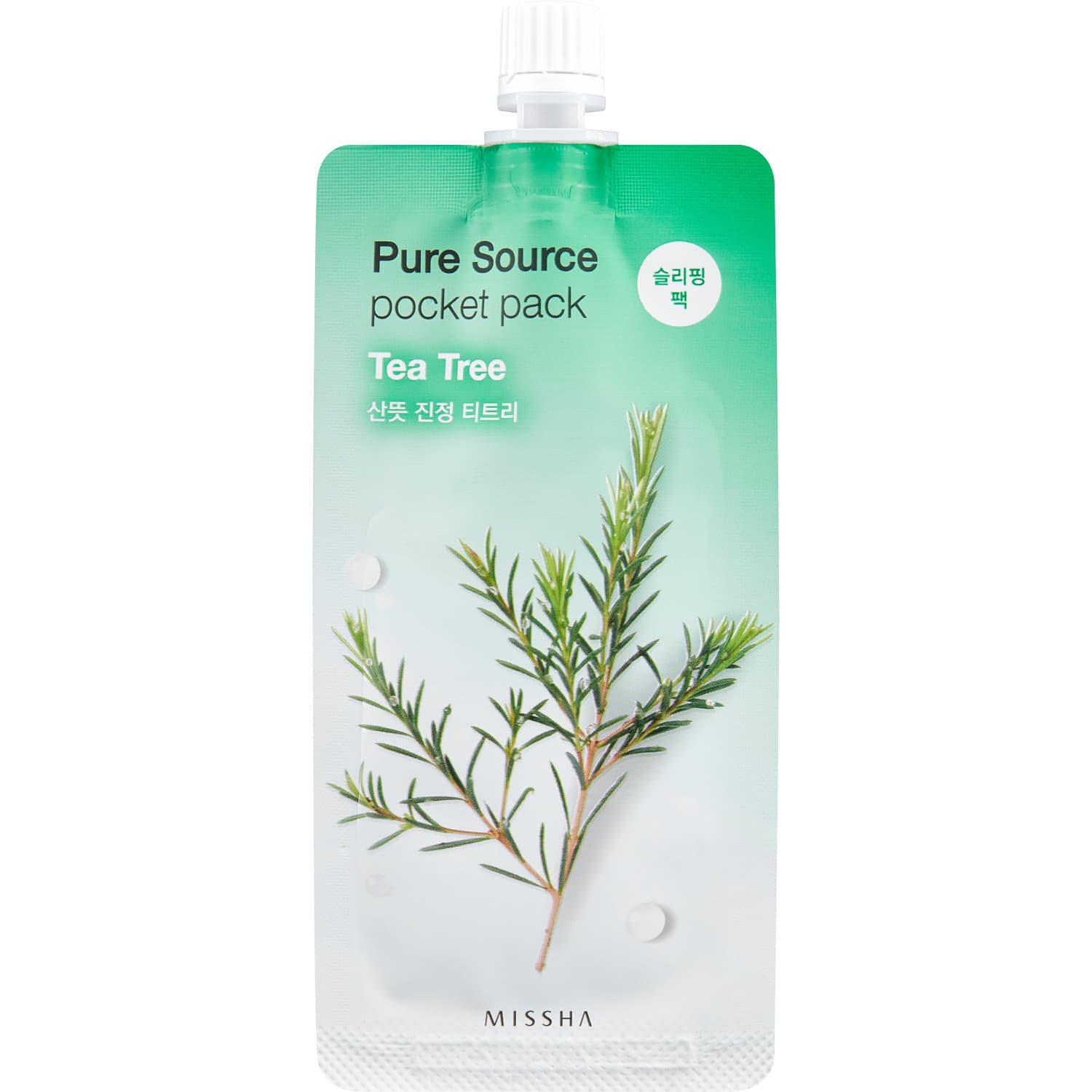 Миша Увлажняющая маска для лица Pure Source Pocket Pack Tea Tree, (Missha, Маски)