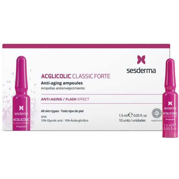 Сесдерма Средство в ампулах с гликолевой кислотой Classic Forte, х 1,5 мл (Sesderma, Acglicolic)