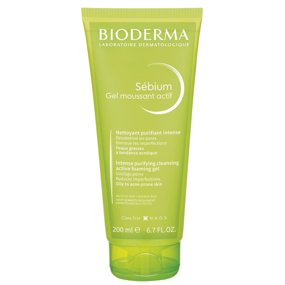 Bioderma Sebium Gel Moussant Actif/Гель Актив Очищающий для умывания интенсивного действия 1 шт