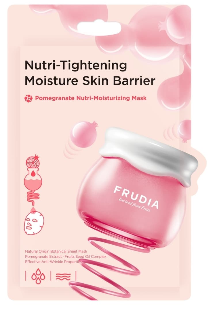 Фрудиа Питательная маска для лица с гранатом, (Frudia, Сияние с гранатом)