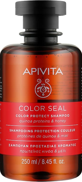 Апивита Шампунь для окрашенных волос с протеинами киноа и медом, (Apivita, Hair)