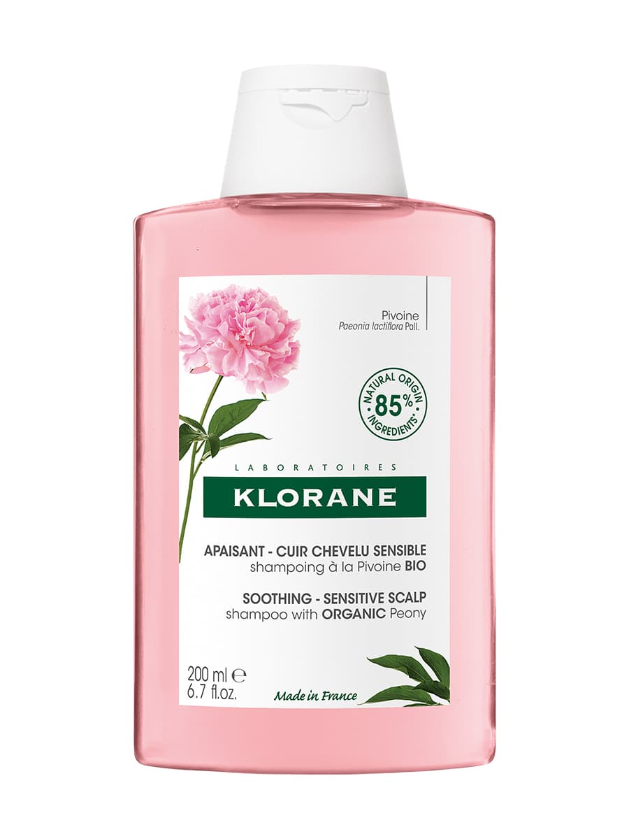 Клоран Шампунь для волос с экстрактом пиона успокаивающий, (Klorane, Пион)