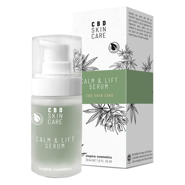 Инспира Косметикс Антистресс лифтинг-сыворотка с маслом CBD Calm & Lift, (Inspira Cosmetics, CBD skin care)
