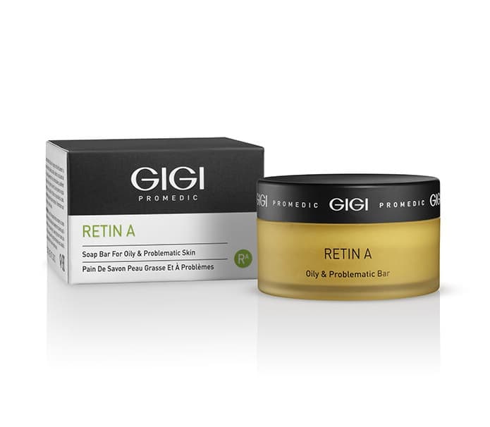 ДжиДжи Мыло со спонжем для жирной и проблемной кожи Soap Bar For Oily Skin, (GiGi, Retin A)