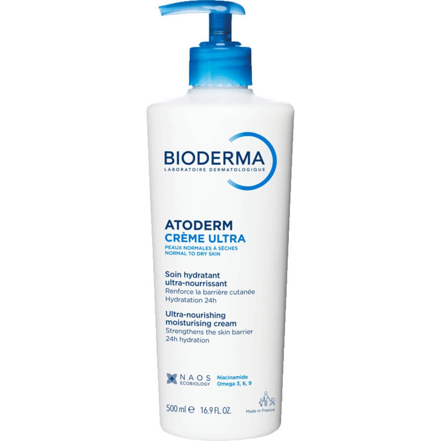 Биодерма Крем Ультра для нормальной и сухой кожи лица и тела, (Bioderma, Atoderm)