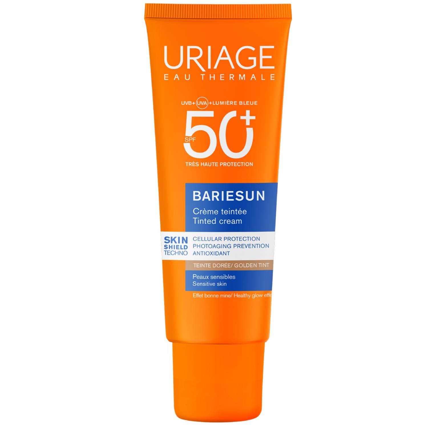 Урьяж Тональный крем SPF 50+ (золотистый), (Uriage, Bariesun)