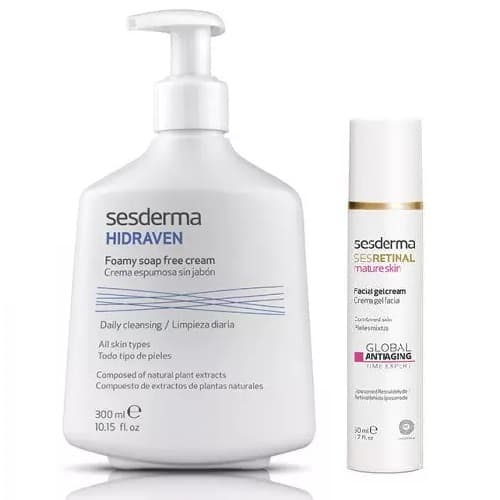 Сесдерма Набор "Очищение и сияние", 2 средства (Sesderma, Hidraven)