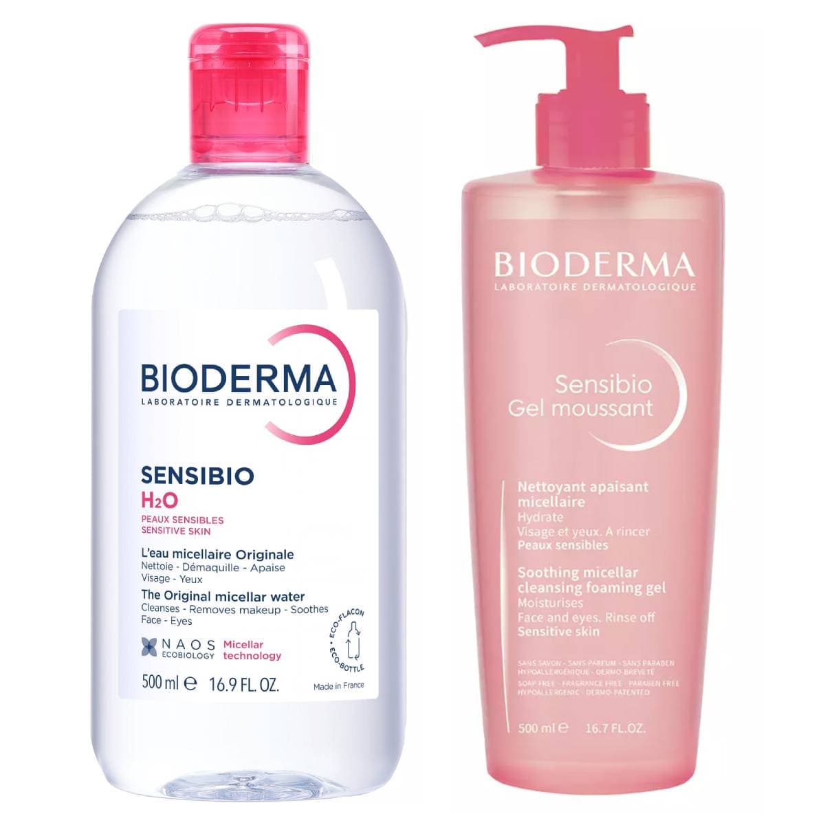 Биодерма Набор "Очищение чувствительной кожи", 2 средства (Bioderma, Sensibio)