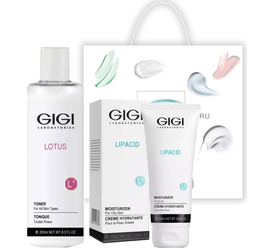 ДжиДжи Подарочный набор GiGi: крем увлажняющий + тоник 250 мл (GiGi, Lotus Beauty)
